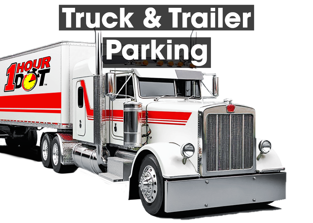 Truck and trailer parking available!